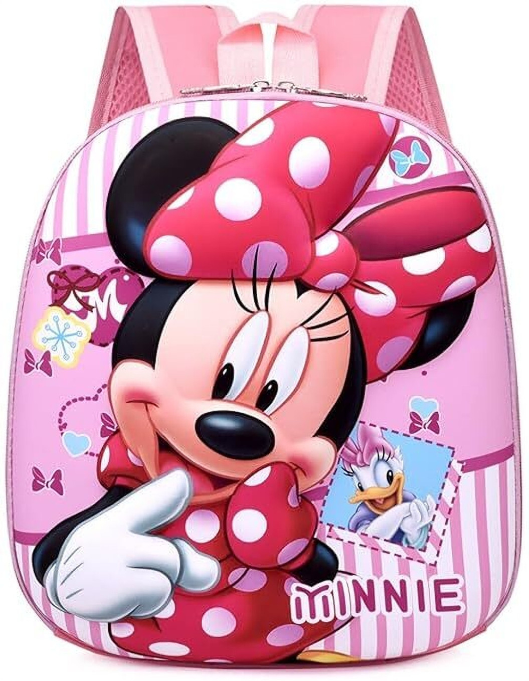 Kids Bags Toddler School Travel Outdoor Picnic Cartoon Print Bag Waterproof Backpack (Pink, 10 L)