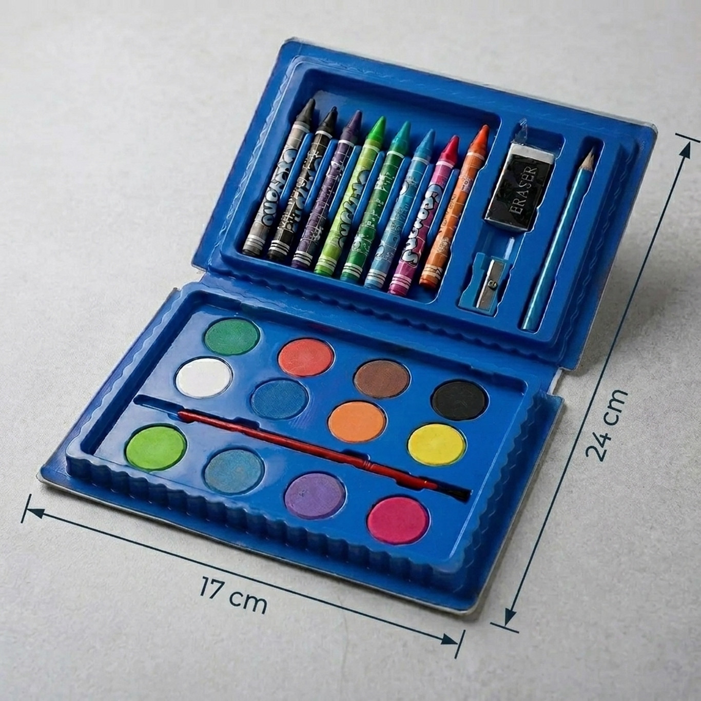 Includes a variety of essential art supplies*