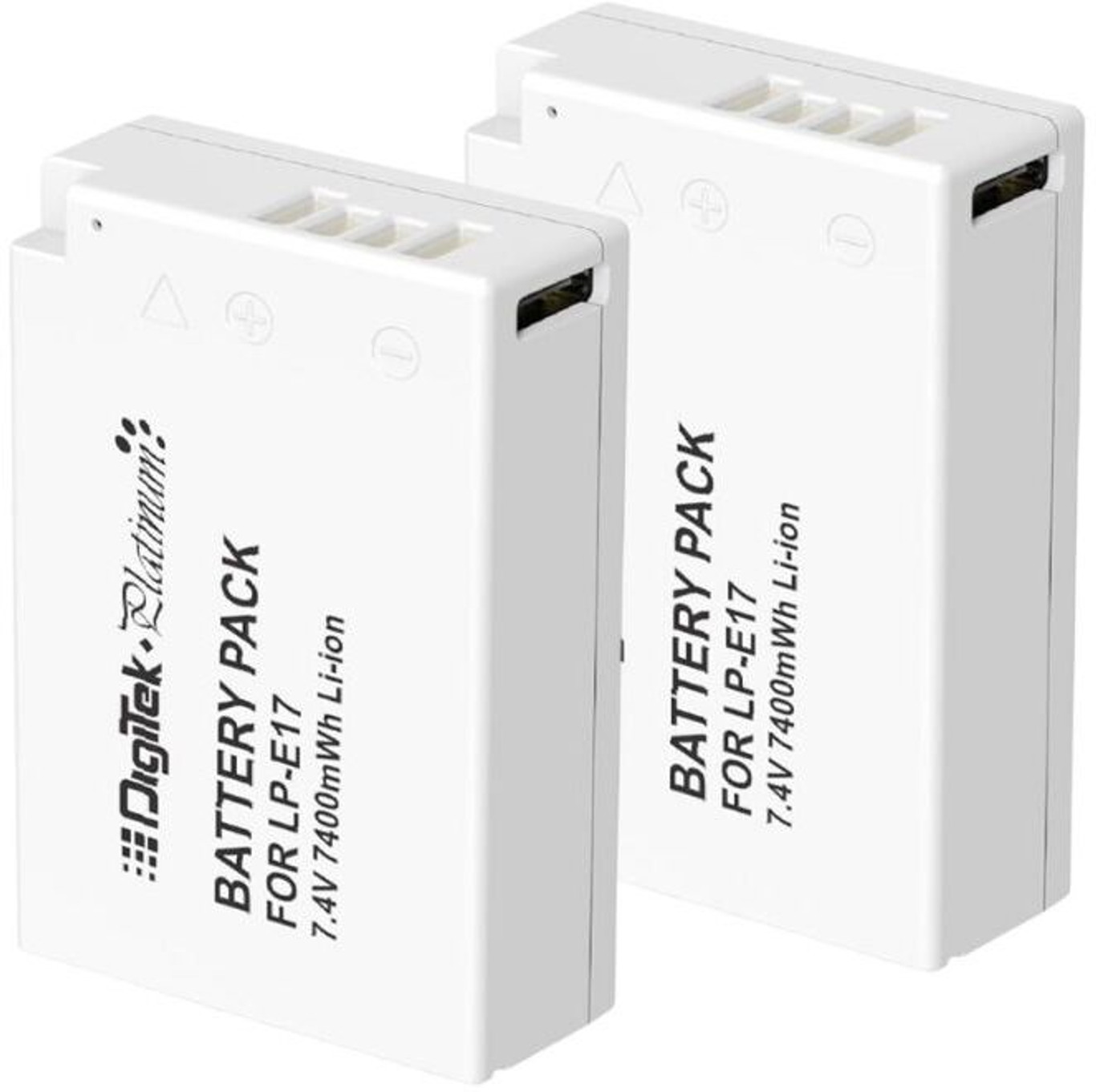 Digitek Battery (C) LP E17 C Platinum x 2 Combo - Image 1