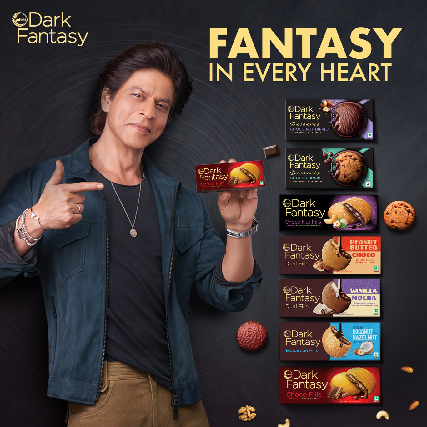 Sunfeast Dark Fantasy Choco Fills Cookies 460G