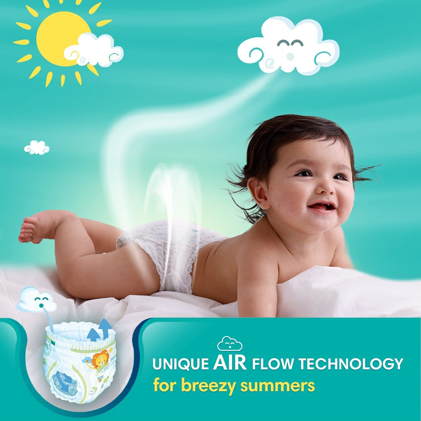 Pampers All Round Protection Pants (S) 30 Count (4-8 Kg)