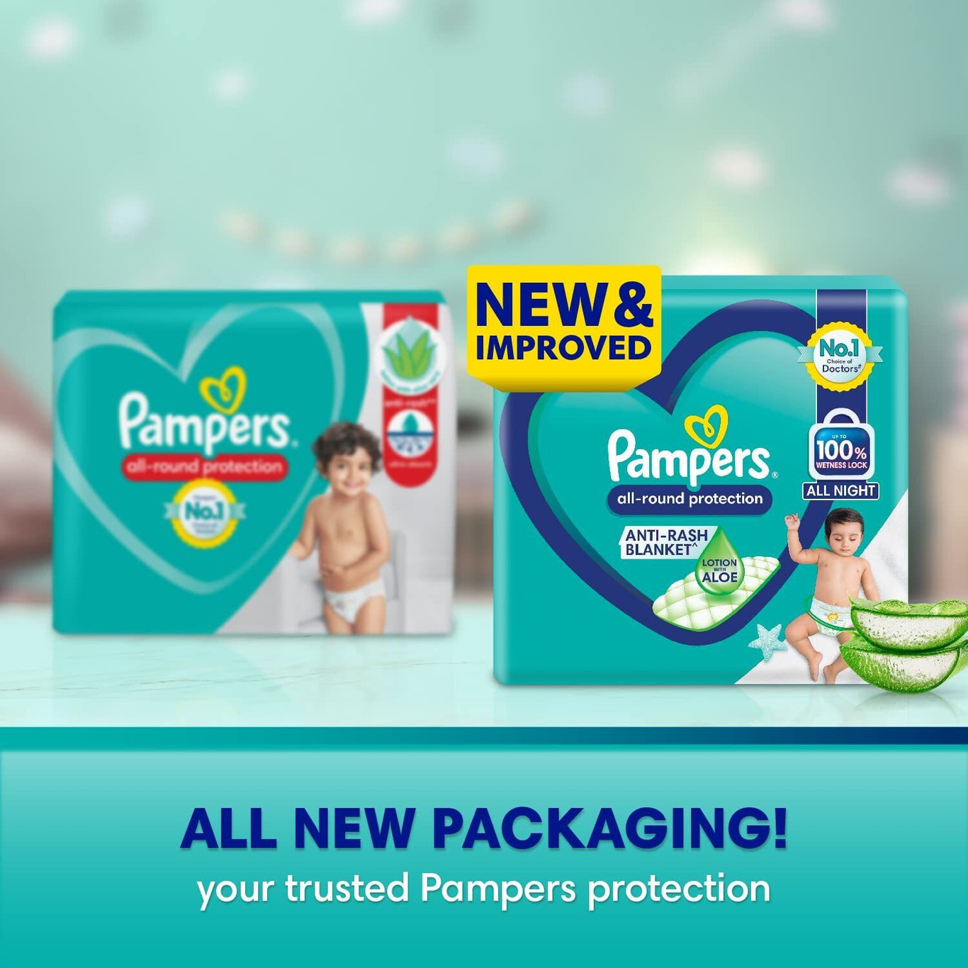 Pampers All Round Protection Pants (S) 30 Count (4-8 Kg)