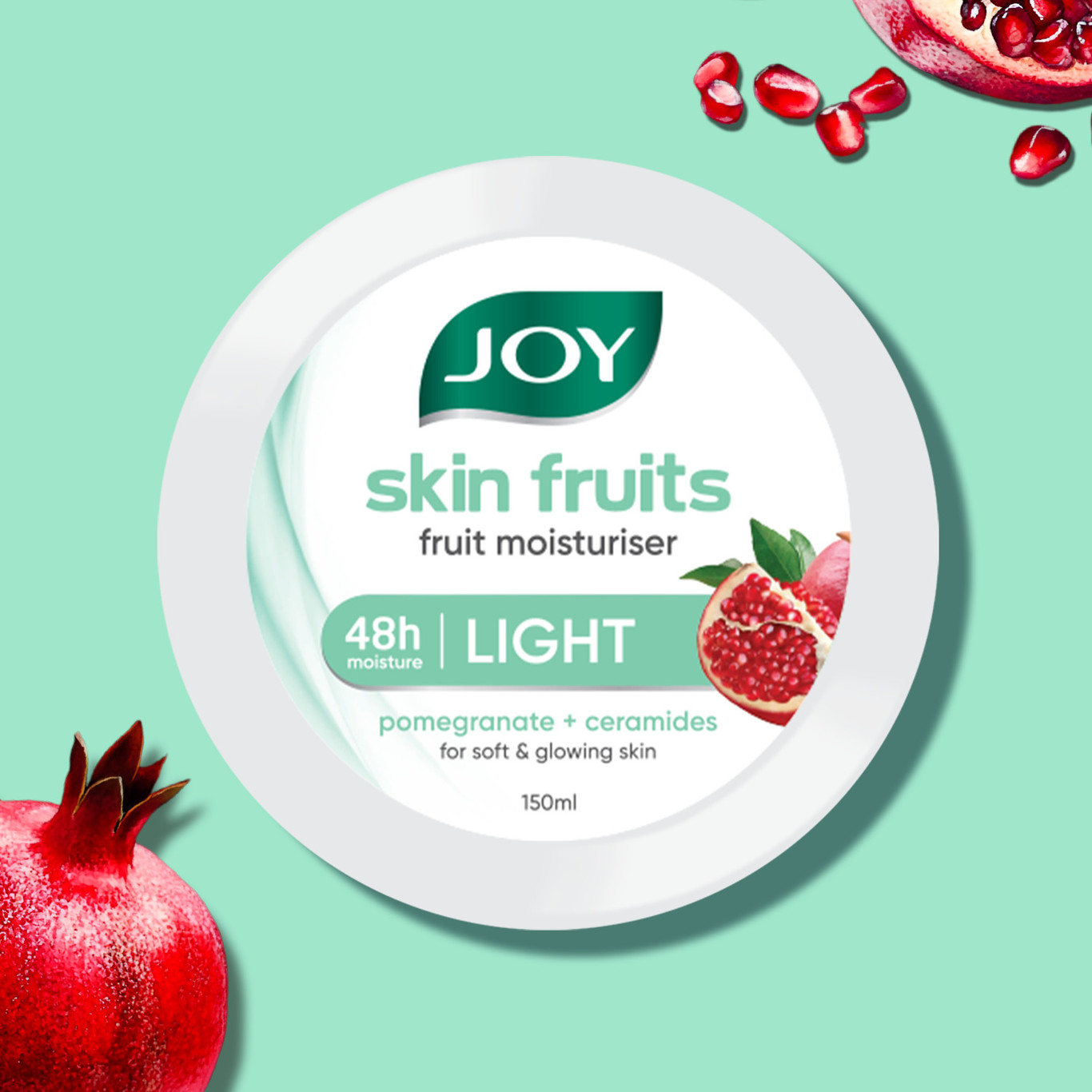 Joy Skin Fruits Fast Absorbing Light Moisturiser Cream With Fruit Vitamins Complex (150 Ml)