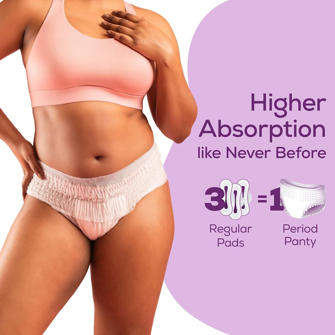 Evereve Period Panties M-L 5 Pcs