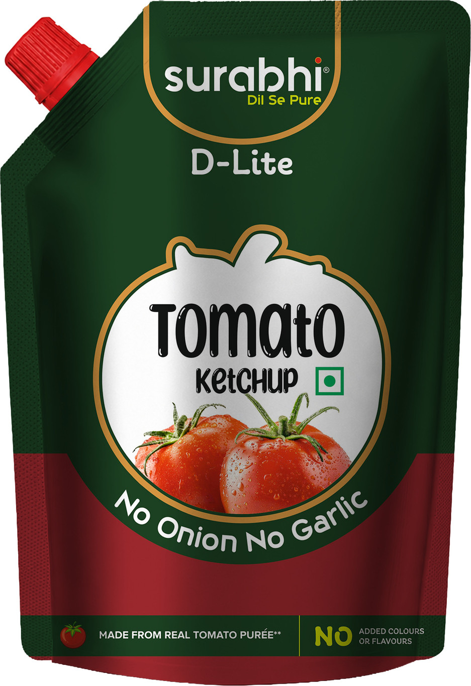 Surabhi D-Lite Tomato Ketchup (No Onion No Garlic) 900G