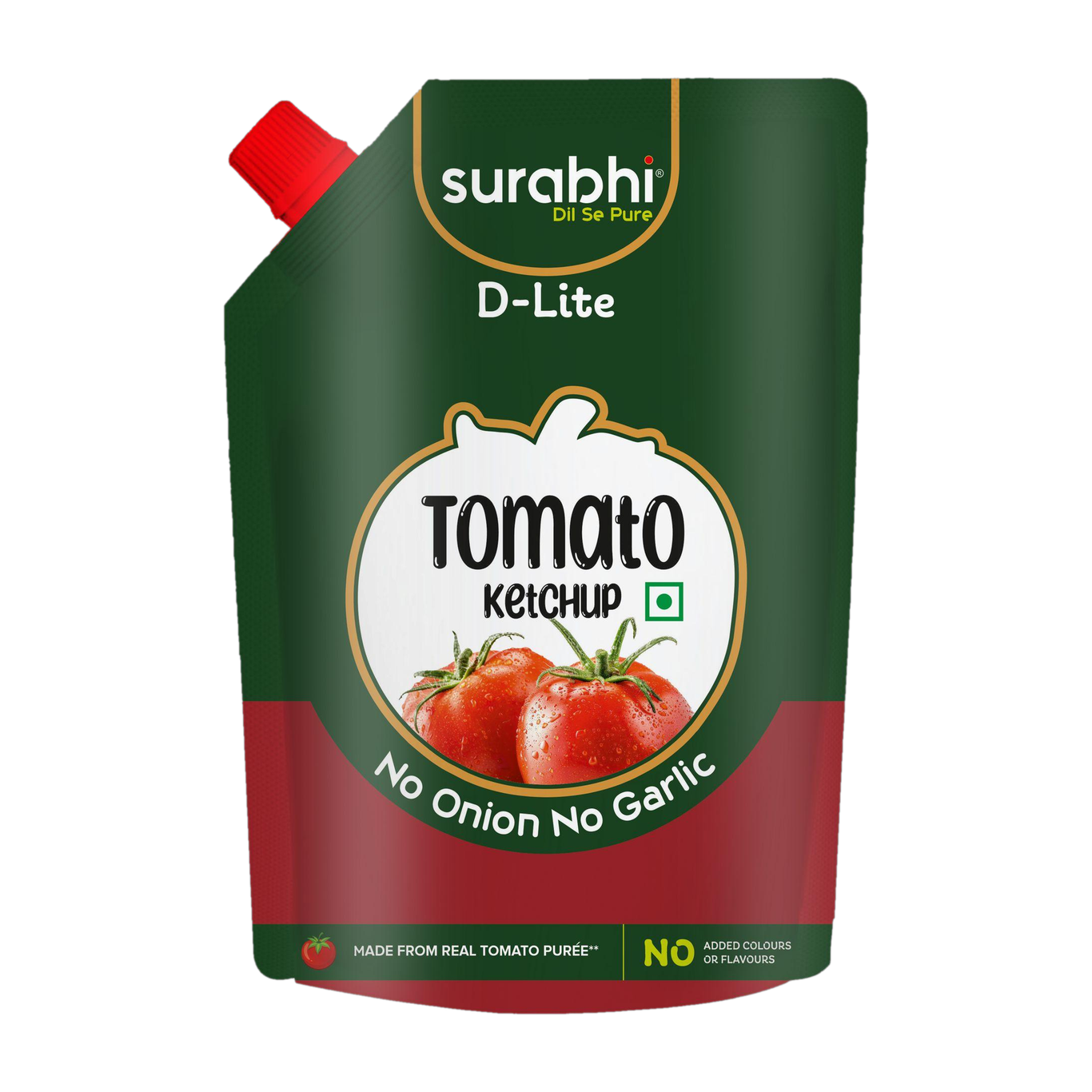 Surabhi D-Lite Tomato Ketchup (No Onion No Garlic) 900G