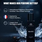 THE MAN COMPANY Black EDT Perfume For Men (Pack of 2, 50ml each) Long Lasting Perfume Body Spray Eau de Toilette - 100 ml For Men - view 4