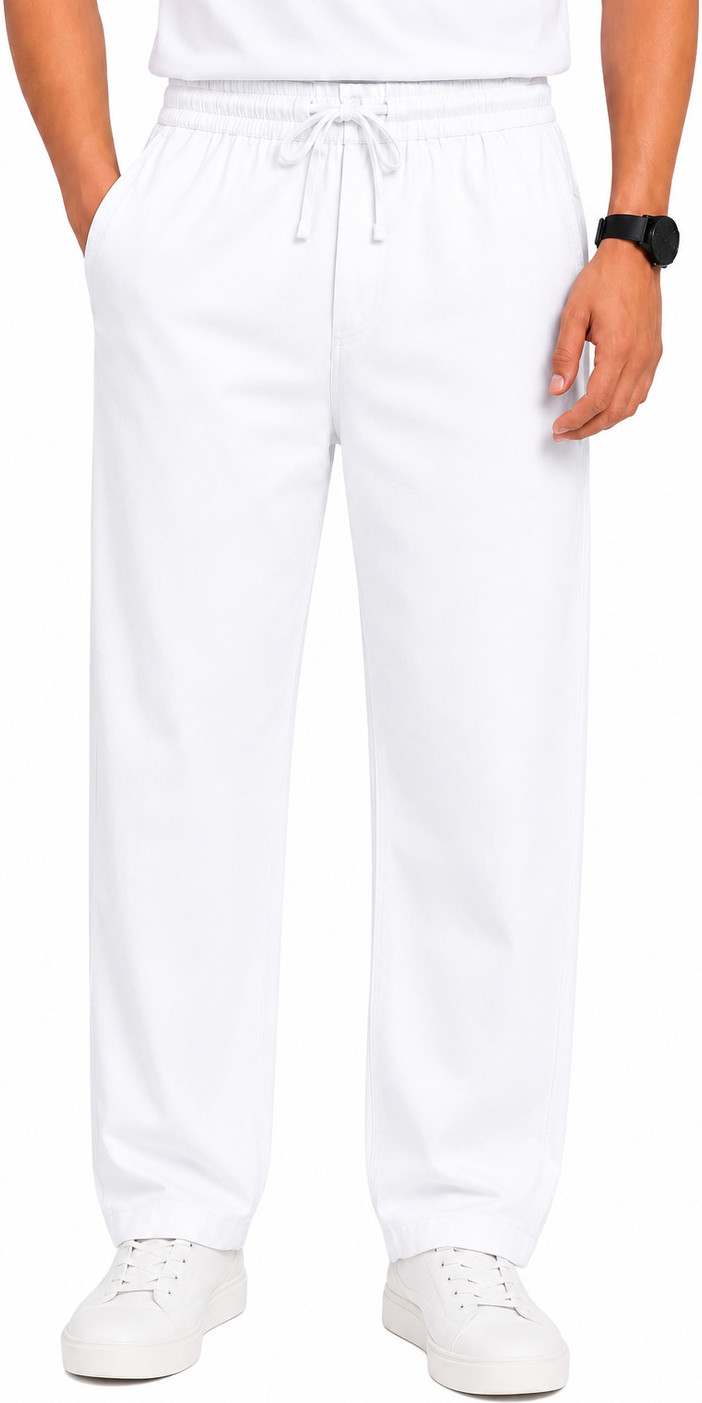 Urban Mira Bazaar Men White Trousers