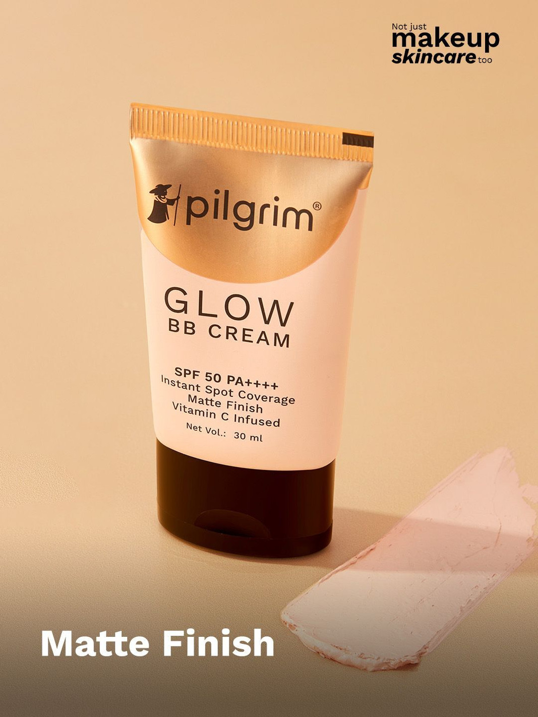 Pilgrim Glow 3-IN-1 BB Cream SPF 50 PA++++ 30ml - Beige Glow 01 Foundation