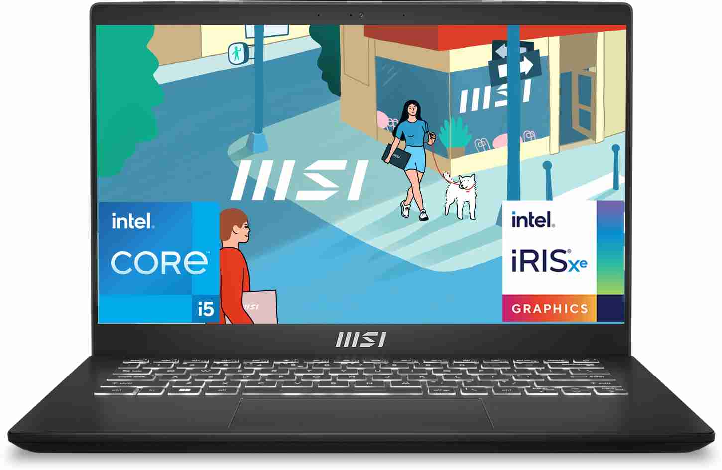 MSI Modern 14 Intel Core i5 13th Gen 1335U – (8 GB/512 GB SSD/Windows 11 Home) Modern 14 C13M-437IN Thin and Light Laptop