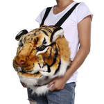 EMERGE Tiger Head Backpack School Bag School Flipkart