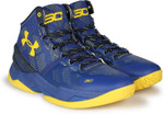 Curry 2 blue and yellow store