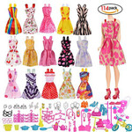 Barbie doll clothes top and shoes