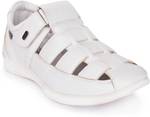 action Men Action Dotcom DS-102 Light Weight,Comfortable,Trendy, Synthetic,Leather Sandal  (White , 6)
