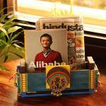 ExclusiveLane Dhokra Art Home Decorative Newspaper Organiser Stand Cum Table Top Magazine Holder