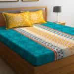 PORTICO NEW YORK 144 TC Cotton Double Printed Bedsheet