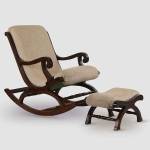 Onlineshoppee Balanceo Solid Wood 1 Seater Rocking Chairs