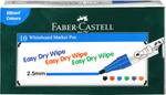 FABER-CASTELL Whiteboard Marker Box  (Set of 10, Blue)