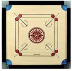 Tryviz Full Size Carrom Board (Large, 32 Inches) with Coins, 2-Striker and Powder 32 inch Carrom Board