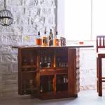 Bharat Furniture House Solid Wood Bar Cabinet