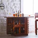 Bharat Furniture House Solid Wood Bar Cabinet