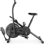 ADONAI Upright Air Bike with Twister Board Moving/Fix Arms for Cardio Full Body Workout Upright Stationary Exercise Bike