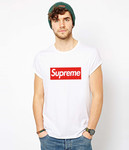 Supreme Printed Men Round Neck White T Shirt Buy Supreme