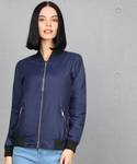 METRONAUT Full Sleeve Solid Women Bomber Jacket
