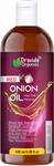 Dravida Organics Onion Hair Oil – Nourishing Hair Fall Treatment With Real Onion Extract Intensive Hair Fall Dandruff Treatment Hair Oil  (100 ml)