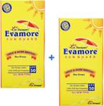 Dr. Morepen Sunscreen – SPF 50 PA++ Evamore Sun Guard SPF-50 PA++ 2x100ml (Pack of 2) (200 ml)