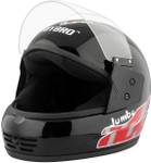 Riybro Full Face ISI Marked with Adjustable strap fro Men & Women Bike & Scooty Riding Motorbike Helmet  (Black,Red)