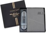 concept Infinity Diary Giftset with Pierre Cardin Ball Pen - A5 Diary Single Rule 192 Pages