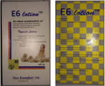 E6 Lotion for Bacterial Fungal Skin Allergy 50 ml Dog Lotion Pet