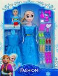 poksi sweet fashion elsa doll with shoes  (Multicolor)