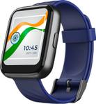 boAt Wave Pro 47 Smartwatch  (Blue Strap, Free Size)