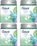 Odonil Jasmine Mist Blocks Air Freshener Jasmine Mist – 50g (pack of 4)  (4 x 50 g)