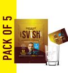 svish on the go Himalayan Shilajit | Effervescent Powder | Ashwagandha, Musli & Shatavari 4.5g  (Pack of 5)