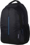 ONEGO Medium 22 L Backpack Waterproof College Bag School Bag Daypack Bag Suitable For Boys & Girls  (Black)
