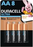 DURACELL Ultra Alkaline AA Battery  (Pack of 8)