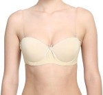 KavJay Strapless Backless with Transparent Straps Women Balconette