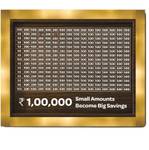 CIRCADIAN 1,00,000 Rupees Money Saving Coin Piggy Bank | Piggy Bank with Easy Tracking Coin Bank  (Brown)