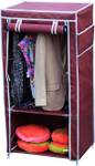 FABURA SINGLE DOOR WITH HANGER Carbon Steel Collapsible Wardrobe
