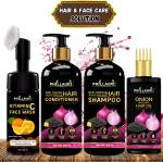 Phillauri Red Onion Healthy Hair care Kit with Face kit Combo Kit  (4 Items in the set)