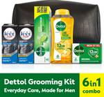Dettol Ultimate Multipurpose Grooming & Shower Kit Men  (6 Items in the set)