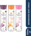Yardley London Body Spray Tripack Body Spray – For Women  (450 ml, Pack of 3)