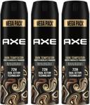 AXE Dark_Temptation Deodorant Spray – For Men  (645 ml, Pack of 3)