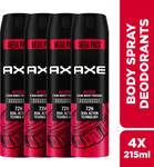 AXE Intense Body Spray – For Men  (860 ml, Pack of 4)