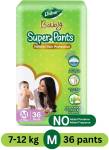 Dabur Baby Super Pants | Diaper Infused with Aloe Vera, Shea Butter & Vitamin E | Insta-Absorb Technology – M  (36 Pieces)