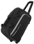 Lavie Sport 50 L Strolley Duffel Bag – Galactic M Small Wheel – Black – Regular Capacity