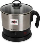 Sansui Multi Kettle Multi Cooker Electric Kettle (1.2 L, Silver, Black)